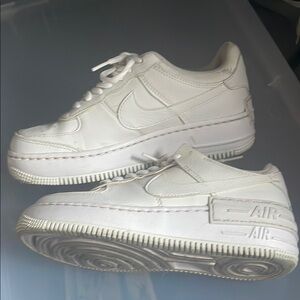 Nike Air Force 1 All-White Sneakers